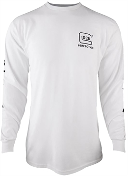 Picture of Glock Perfection Long Sleeve Tee White Pre-Shrunk Cotton Long Sleeve 3XL AP96097