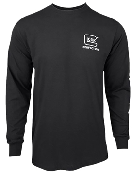 Picture of Glock Perfection Long Sleeve Tee Black Pre-Shrunk Cotton Long Sleeve Medium AP96099