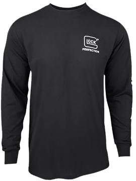 Picture of Glock Perfection Long Sleeve Tee Black Pre-Shrunk Cotton Long Sleeve Large AP96100