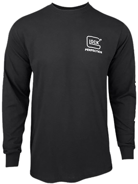 Picture of Glock Perfection Long Sleeve Tee Black Pre-Shrunk Cotton Long Sleeve 2XL AP96102