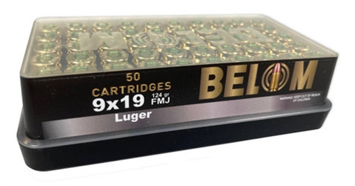 Picture of GLOBAL ORDNANCE BELOM 9MM 124GR FMJ BRASS 1000/1 (100) 8606110608086