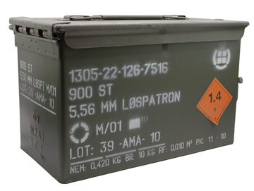 Picture of GLOBAL ORDNANCE DENEX 5.56X45MM M200 BLANKS 1100 M2A1 CAN 810091156407 -