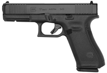 Picture of Glock G17 Gen5 9mm Luger 4.49" Glock Marksman Barrel 17+1,Black Frame& nDLC Slide, Rough Texture Modular Backstrap, Safe Action Trigger (US Made) UA175S203