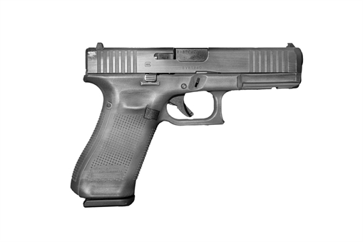 Picture of GLOCK 17 G17 GEN 5 HGA 9MM 4.49 IN BBL FS 5LB 3 17RD MAG CERAKOTE GRAY BATTLEWORN FRAME AND SLIDE PA175S203GBW