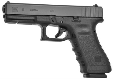 Picture of GLOCK 17 G17 HGA 9MM 4.0 IN BBL FS 5LB 2 15RD MAGS GOLD PLATED OAK LEAVES GLOGUI1750203GPOL