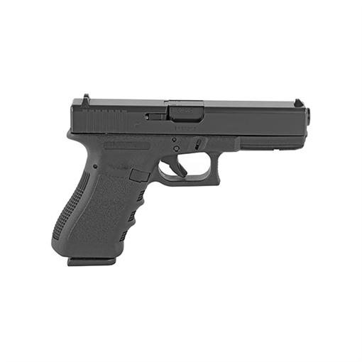 Picture of GLOCK 17 G17 HGA 9MM 4.0 IN BBL FS 5LB 2 15RD MAGS GOLD PLATED REGAL GLOGUI1750203GPREG