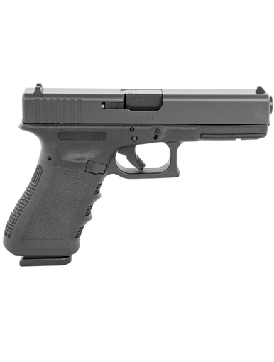 Picture of GLOCK 17 G17 HGA 9MM 4.0 IN BBL FS 5LB 2 15RD MAGS GOLD PLATED ROYAL GLOGUI1750203GPRYL