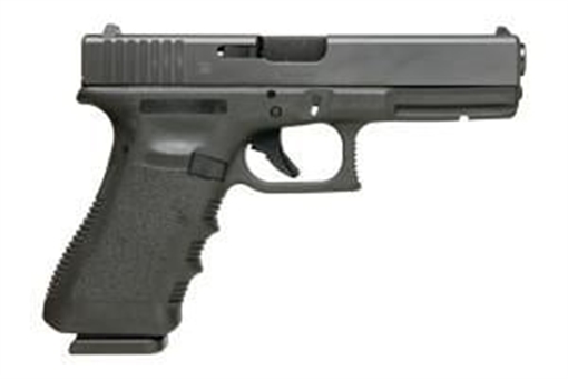 Picture of GLOCK 17 G17 HGA 9MM 4.0 IN BBL FS 5LB 2 15RD MAGS NICKEL PLATED NET ROYAL GOLD INSERTS GLOGUI1750203NPGRN