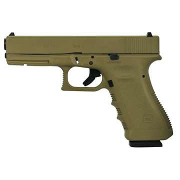 Picture of Glock 17 Gen 3 Custom "FDE" Handgun 9mm Luger 17rd Magazines (2) 4.49" Barrel USA UI1750203 MODFDE