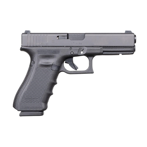 Picture of Glock 17 Gen 4 Handgun 9mm Luger 15/rd Magazines (3) 4.49" Barrel Black Night Sights NY2 Trigger Austria PG1770702B