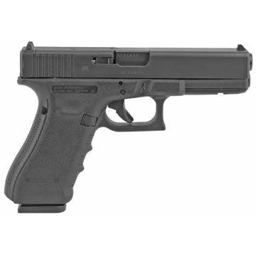 Picture of Glock 17 Gen 4 MOS Handgun 9mm Luger 10/rd Magazines (3) 4.49" Barrel Black USA UG1750201MOS