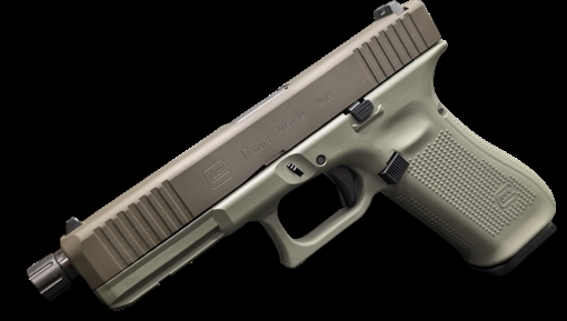 Picture of GLOCK 17 GEN 5 9MM TWO TONE ODG PISTOL 4.49" 3-15RD MAGS PA175S203-2TOD 756542286449
