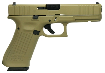 Picture of Glock 17 Gen 5 Custom "FDE" Handgun 9mm Luger 17/rd Magazines (3) 4.49" Barrel USA UA175S203 MODFDE