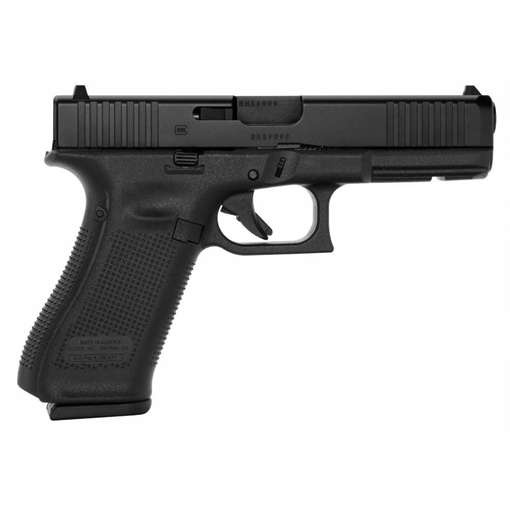 Picture of Glock 17 Gen 5 Handgun 9mm Luger 10/rd Magazines(3) 4.49" Barrel Black Night Sights LE NY1 USA UA176S302AB