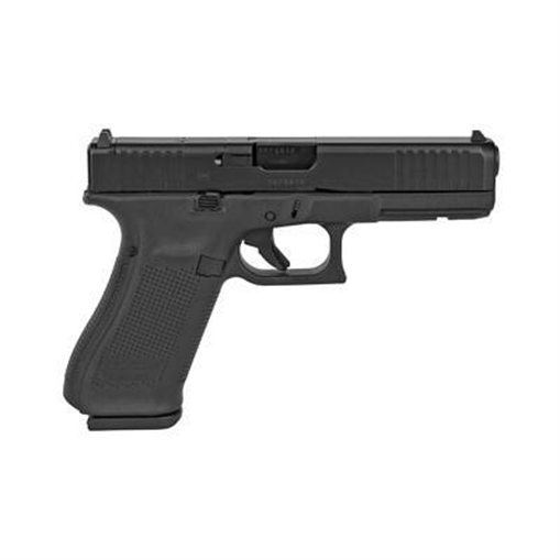 Picture of GLOCK 17M M.O.S., Gen 5, Semi-automatic, Striker Fired, Compact, 9MM, 4.49", Black, Interchangeable, 17 Rounds, Rebuilt, Polymer, Matte UR175M5MOS