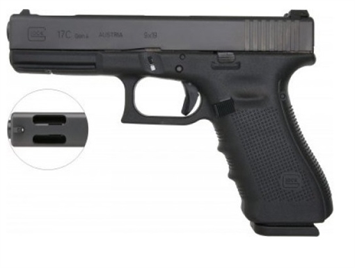 Picture of Glock 17C Gen 4 9mm Luger 17/rd Magazines (3) 4.5" Barrel Compensated Black USA UG1759203