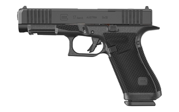 Picture of GLOCK 17 G17 GEN 6 ORS  HGA 9MM 4.49 IN BBL FS 5LB 3 17RD MAG 5LB FLAT TRIGGER FRONT SERRATIONS P61750203