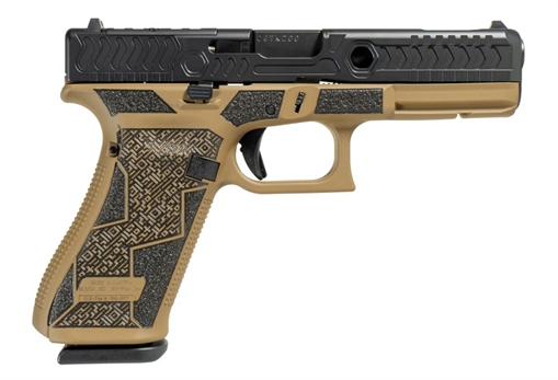 Picture of SHARK COAST CUSTOMS 17V COMP 9MM 4.49IN BARREL KAVORKA FDE RMR CUT 17RD PV1759203KFDE-C CAMFOUR EXCLUSIVE PV1759203KFDE-C