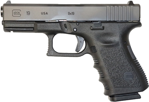 Picture of GLOCK 19 9MM FS 15-SHOT BLACK US MFG GEN3 G-GUN! G1915US