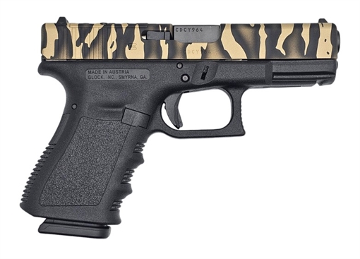Picture of GLOCK 19 GEN 3 9MM TIGER CAMO OR 15RD 300-223-0103-20