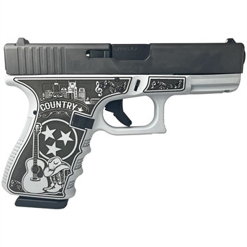 Picture of Glock 19 Gen 3 Custom "Tennessee-Navy Gray" Handgun 9mm Luger 15rd Magazines (2) 4.02" Barrel PI1950203 MODTNG