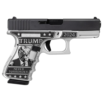 Picture of Glock 19 Gen 3 Custom "Trump 2024 Mug Shot" Handgun 9mm Luger 15rd Magazines (2) 4" Barrel USA UI1950203 MODMS