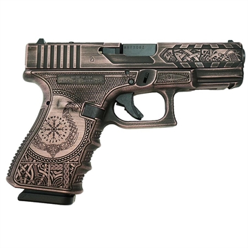 Picture of Glock 19 Gen 3 Custom "Valkyrie" Handgun 9mm Luger 15rd Magazines (2) 4" Barrel USA UI1950203 MODVALK