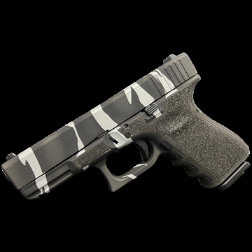 Picture of GLOCK 19 GEN 3 GRAY TIGER 9MM PISTOL 4.01" FXD 5.5lb 2-15RD MAGS    PI1950203-TIGER