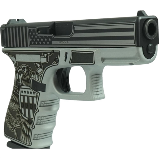 Picture of Glock 19 Gen 3 "Trump 2024 Take America Back" Handgun 9mm Luger 15rd Magazines(2) 4" Barrel Austria PI19502 MODTTAB
