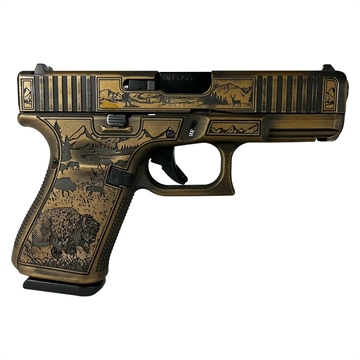 Picture of Glock 19 Gen 5 Custom "Western" Handgun 9mm Luger 15/rd Magazines (3) 4.02" Barrel Austria PA195S203 MODWEST