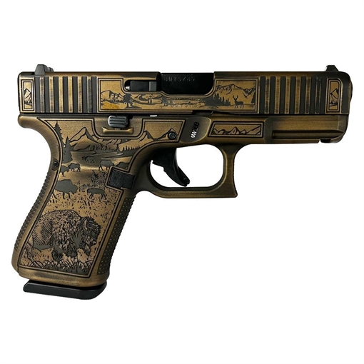 Picture of Glock 19 Gen 5 Custom "Western" Handgun 9mm Luger 15/rd Magazines (3) 4.02" Barrel USA UA195S203 MODWEST