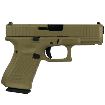 Picture of Glock 19 Gen 5 MOS Custom "FDE" Handgun 9mm Luger 15rd Magazines (3) 4.02" Barrel Austria PA195S203MOS MODFDE