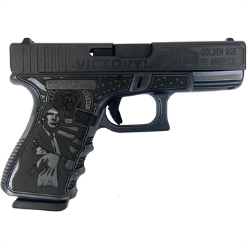 Picture of Glock 19 Gen3 Custom "Trump 47th" Handgun 9mm Luger 15rd magazines(2) 4" Barrel USA Made UI1950203 MODTDM