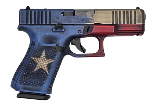 Picture of GLOCK 19 GEN5 OR TX FLAG 15RD 1 95S203TXFLAG