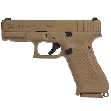 Picture of GLOCK 19X 9MM NIGHT SIGHT FDE 19RD PX1950703