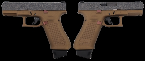 Picture of GLOCK 19X V CABEZA DE COBRE 9MM PISTOL 4" BRONZE/DIGI 1-17RD 2-19RD MAGS 19XV-CDC