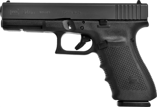 Picture of GLOCK 20 10MM GEN4 FIXED SIGHTS 10-SHOT BLACK PG2050201