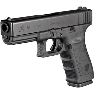 Picture of Glock 20 Gen 3 Handgun 10mm 15/rd Magazines (2) 4.6" Barrel Black Austria G2015AUT