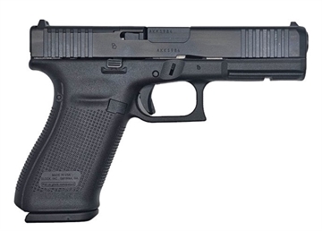 Picture of GLOCK 20 Gen 5 M.O.S., Striker Fired, Semi-automatic, Polymer Frame Pistol, Full Size, 10MM, 4.61" Barrel, nDLC Finish, Black, Fixed Sights, Optics Ready, 15 Rounds, 3 Magazines, Comes with Glock OEM Adapter Plate 06 for Trijicon RMR Footprint UA205S203MOS