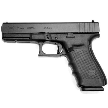 Picture of GLOCK 21 G21 GEN 4 HGA 45 AUTO 4.6 IN BBL FS 5LB 3 13RD MAGS W BACKSTRAPS DUAL RECOIL SPRINGS PG2150203