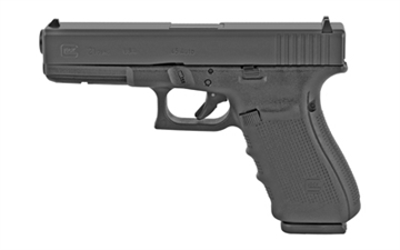 Picture of GLOCK 21, Semi-automatic, Striker Fired, Full Size, 45ACP, 4.6, Black, Interchangeable, 13Rd, 2 Mags, Rebuilt, Fixed Sights, Polymer, Matte UR21501