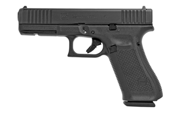 Picture of GLOCK 22 Gen5, Semi-automatic, Striker Fired, Full Size, 40 S&W, 4.49", Black, Interchangeable, 15Rd, 3 Mags, Rebuilt, Fixed Sights, Polymer, Matte PR22555