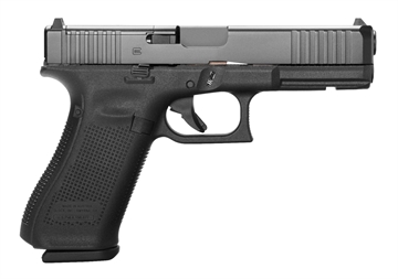 Picture of Glock G22 Gen5 MOS 40 S&W 4.49" Glock Marksman Barrel 10+1, Black Frame & MOS nDLC Slide, Modular Backstrap, Ambidextrous Slide Stop, Safe Action Trigger, Optics Ready PA225S201MOS