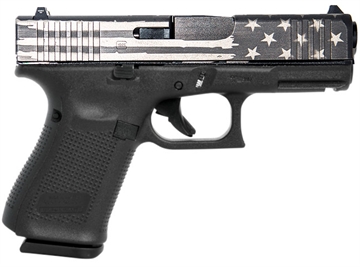 Picture of GLOCK 23 G23 GEN 5 HGA 40 S&W 4.02 IN BBL FS 5.5LB 3 13RD MAGS ELITE TITANIUM BATTLE FLAGCERAKOTE GLOGPA235S203ETBF