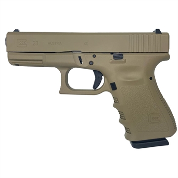 Picture of Glock 23 Gen 3 Custom "FDE" Handgun .40 S&W 13/rd Magazines (2) 4" Barrel Austria PI2350203 MODFDE