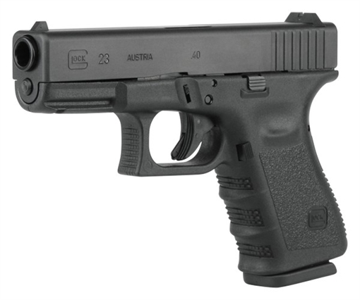 Picture of Glock G23 Gen3 Compact 40 S&W 4.02" Barrel 13+1, Black Frame & Slide, Safe Action Trigger PI2350203