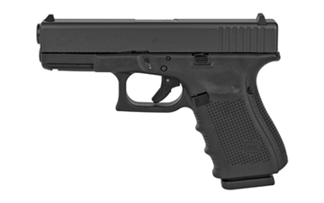 Picture of GLOCK 23 Gen 4, Rebuilt, Striker Fired, Semi-automatic, Polymer Frame Pistol, Compact, 40S&W, 4.01" Barrel, Black, Matte Finish, 13 Rounds, 3 Magazines, May or May Not Come With Night Sights PR23501