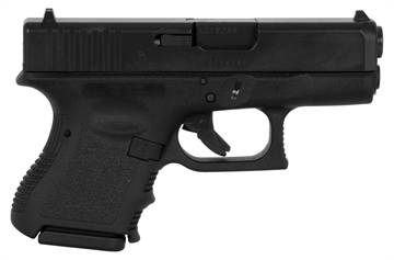 Picture of Glock G26 Gen3 Subcompact 9mm Luger 3.43" Barrel 10+1, Black Frame & Slide, Finger Grooved Textured Polymer Grip, Safe Action Trigger (US Made) UI2650201