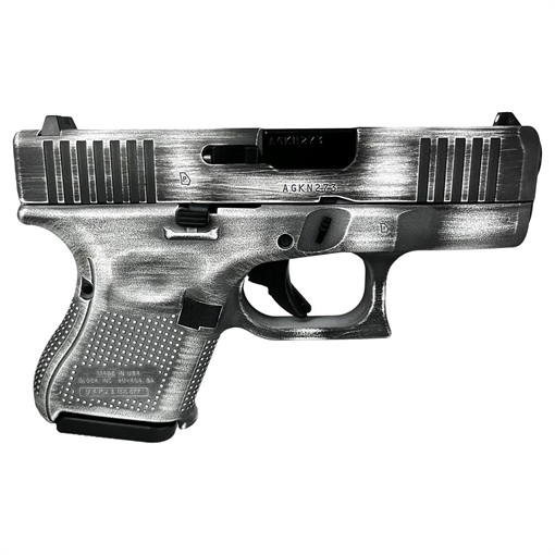 Picture of Glock 26 Gen 5 Custom "Distressed White" Subcompact Handgun 9mm Luger 10rd Magazines (3) 3.43" Barrel USA UA265S201 MODWD