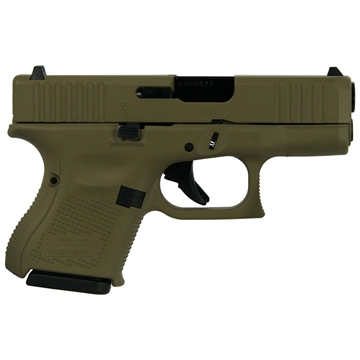 Picture of Glock 26 Gen 5 Custom "FDE" Subcompact Handgun 9mm Luger 10/rd Magazines (3) 3.43" Barrel USA UA265S201 MODFDE